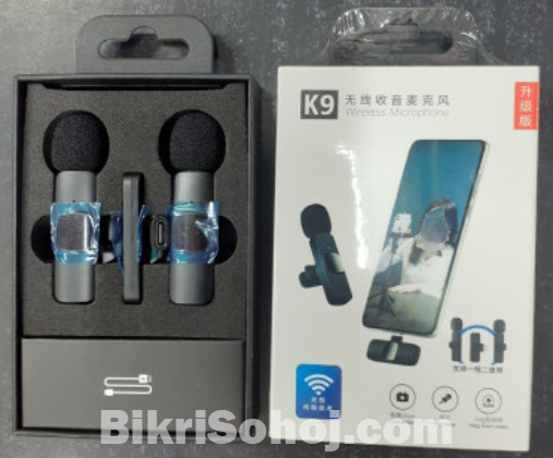 K9 Double Wireless Dual Microphone